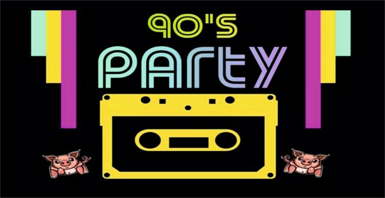 party a tema anni 90