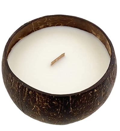 accessori festa hawaiana candela di cocco